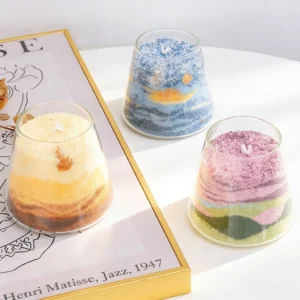 Set เทียนหอมหลายชั้น ใช้เป็นเครื่องหอมตกแต่งเพื่อสร้างบรรยากาศ