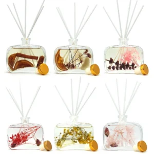 เซ็ต ก้านไม้หอมปรับอากาศ น้ำหอมอโรม่าพร้อมก้าน ขนาด 100 มล. (set 6 ชิ้น)