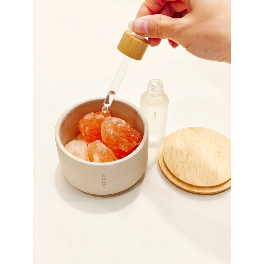 ชุดหินกระจายกลิ่นพร้อมน้ำหอม 30 Ml. กลิ่น Melon Pop (หินคริสตัล)