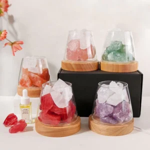 Set หินหอมคริสตัลธรรมชาติ หินหอมอโรม่า (1 set มี 5 ชิ้น)